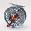 Alichino Fly Fishing Reel, CNC Machined Aluminum Alloy Large Arbor Fly Reel with Carbon Disk Drag (Gunmetal, 5/6WT) view 3