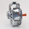 Alichino Fly Fishing Reel, CNC Machined Aluminum Alloy Large Arbor Fly Reel with Carbon Disk Drag (Gunmetal, 5/6WT) view 4