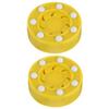 Gogogmee 2pcs Roller Hockey Puck for Men and Women Material for Indoor and Outdoor Practice for Roller Hockey Training and Games Lightweight and Low-Friction Design view 1