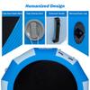 Inflatable Water Trampoline, Floating Lake Trampoline for Adults Portable Bounce Swim Platform for Lake, Pools with Pump and Rope Ladder (12FT Blue) view 3
