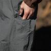 QOAAIE Men's Waterproof Hiking Pants Lightweight Outdoor Straight Leg Rain Pants Loose Fit Quick Drying Lounge Pants (Grey,Medium) view 3