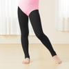 Avrigirl Black Kids Stirrup Tights for Girls Dance, Ultra Soft Ballet Legging Pantyhose for Gymnastics, Cheerleading, Skating, Under Dress, 60D view 3