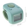 QIXIAMO Portable Digital LCD Finger Ring Tally Counter Multi-Color 6 Channel Counting 6 Digit Bead Prayer Counter r view 4