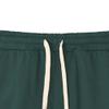 QOAAIE Men's Casual Cotton Shorts Drawstring Elastic Waist Jogger Shorts Athletic Workout Lounge Shorts with Pockets (Dark Green,X-Large) view 3