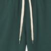 QOAAIE Men's Casual Cotton Shorts Drawstring Elastic Waist Jogger Shorts Athletic Workout Lounge Shorts with Pockets (Dark Green,X-Large) view 4