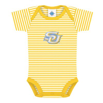 Creative Knitwear College Baby NCAA Infant Striped Bodysuit