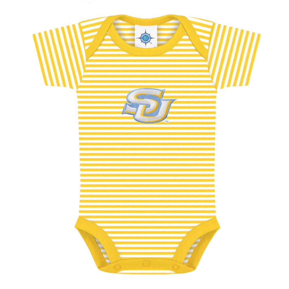 Creative Knitwear College Baby NCAA Infant Striped Bodysuit