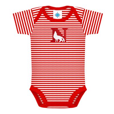 Creative Knitwear College Baby NCAA Infant Striped Bodysuit