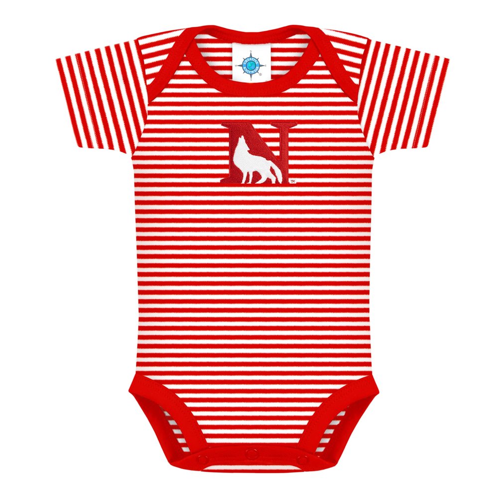 Creative Knitwear College Baby NCAA Infant Striped Bodysuit