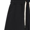 QOAAIE Men's Casual Cotton Shorts Drawstring Elastic Waist Jogger Shorts Athletic Workout Lounge Shorts with Pockets (Black,X-Large) view 4