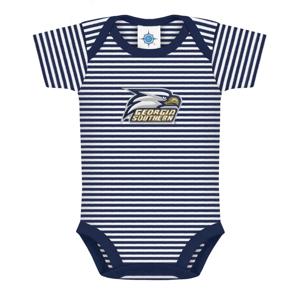 Creative Knitwear College Baby NCAA Infant Striped Bodysuit