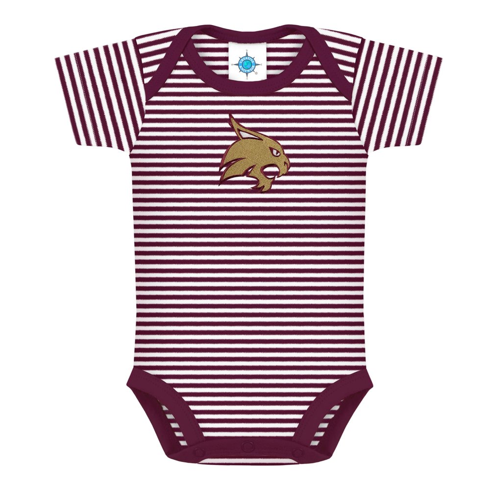 Creative Knitwear College Baby NCAA Infant Striped Bodysuit