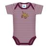 Creative Knitwear College Baby NCAA Infant Striped Bodysuit view 1