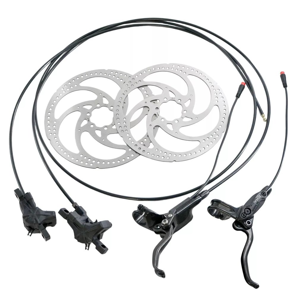 BENGAL Ares 3E E-Bike Hydraulic Disc Brake Dual Piston Caliper w/Sensor Control,BL3090, black