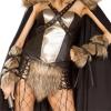 Viking Costume Faux Fur Leg Warmers with Strap Arm Cuffs Arm Guards Plush Leg Wraps Boot Covers Halloween Cosplay Accessory view 2