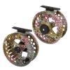 7/8 Fish Skin Pattern Fly Fishing Reel, Fishing Reel Spool Aluminum Alloy Left Right Hand Practice Fly Reel for Freshwater Saltwater view 3