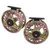 7/8 Fish Skin Pattern Fly Fishing Reel, Fishing Reel Spool Aluminum Alloy Left Right Hand Practice Fly Reel for Freshwater Saltwater view 4