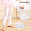 Avrigirl Women Adult White Stirrup Tights for Dance, Ballet, School Uniform, Gymnastics, Under Dress, 60D view 3