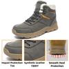 Men's Snow Boots Winter Outdoor Shoes Warm Fur Lined Hiking Waterproof Anti-Slip Lightweight Ankle Booties Green 9 US view 4