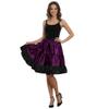 Fancy Multi-Color 3-Tiered Short Belly Dance Skirt 41 Colors - One Size High-Volume Mini Skirt for Tribal, Rave & Parties view 1