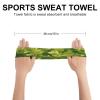 Dwrepo Soybean Field Sweatbands Breathable Non Slip Sweat Bnads Moisture Wicking Hairband Workout Running Sports Headband for Men Women view 2