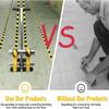 Athletic Field Striping Line Marking Machine, Basketball Court Marking Kit, Hand Push Floor Marking Tool, Tape Marking Machine Hand-Push Tape Sticking Machine for Driveway view 2