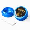 TAOM Round Shaped Pool Chalk Holder, Portable Pool Chalk Cubes, Magnetic Mini Chalk Holder Pool Billiards, Pool Cue Chalk Case Container Box for Billiard Cue Tip Tool Pool Table Snooker Accessories view 1