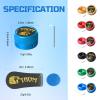 TAOM Round Shaped Pool Chalk Holder, Portable Pool Chalk Cubes, Magnetic Mini Chalk Holder Pool Billiards, Pool Cue Chalk Case Container Box for Billiard Cue Tip Tool Pool Table Snooker Accessories view 3