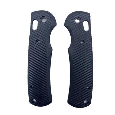 1 Pair Scales Handle Fits for Griptilian 550 551, G10 Custom Handle Patch DIY Replacement Accessory(Black)
