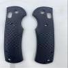 1 Pair Scales Handle Fits for Griptilian 550 551, G10 Custom Handle Patch DIY Replacement Accessory(Black) view 2