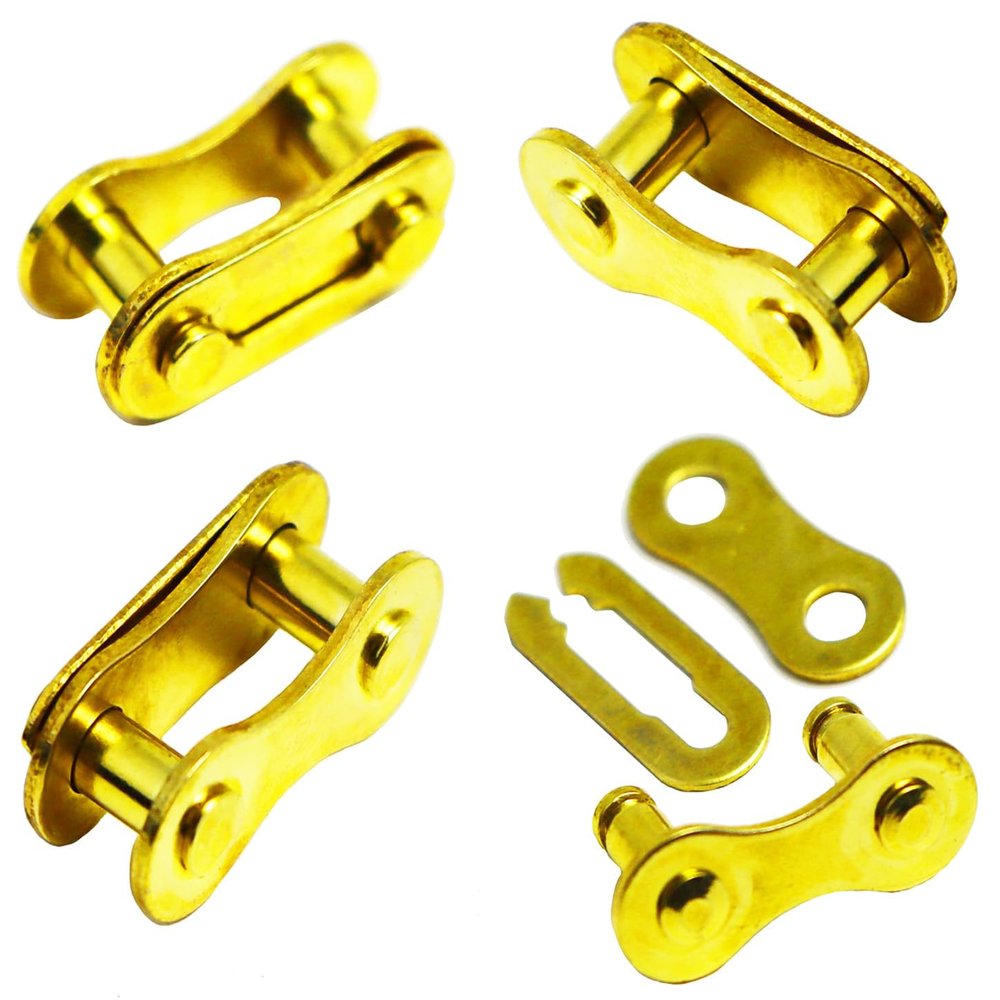 Hyamass 4Pair Bicycle Missing Link, Bike Chain Master Link Connector, Steel