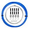 SUOFEILAIMU Road Bike Cable Shift Line Set 4mm Transmission Tube Cables Wire 2 Caps 2m Variable Speed Pipe Bicycle Accessories(Blue Shift) view 1
