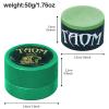 Banly TAOM Round Shaped Pool Cue Chalk, Portable Billiard Chalk with Magnetic Mini Pool Chalk Holder, Pool Stick Chalk Case Container Box for Billiard Cue Tip Tool Pool Table Snooker Accessories view 2
