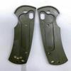 1 Pair Scales Handle Fits for Griptilian 550 551, G10 Custom Handle Patch DIY Replacement Accessory(Green) view 2