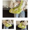 Solarix Star Crossbody Bag with Mini Bag, Corduroy Tote - Y2k Messenger for Women (Pink+Green) view 2