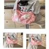 Solarix Star Crossbody Bag with Mini Bag, Corduroy Tote - Y2k Messenger for Women (Pink+Green) view 3