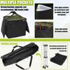 GYXZ Foldable Tennis Ball Cart Holds 180 Balls Wheeled Tennis Ball Hopper Sports Teaching Carts with Storage Bag, Light Auminum Alloy view 2