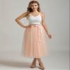 AiberLisha A line Tea Length Tulle Skirt for Party Prom Casual Wear Blush Pink L view 4