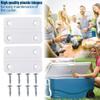 2pcs Replacement Hinges with 8pcs Stainless Screws Parts Kit for Igloo Coolers view 2