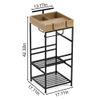 lukar Police Gear Rack Police Gear Stand Military Gear Stand Black Military Gear Rack Hanger Stand for Duty Uniform,Belt,Vest,Shoes Storage view 3