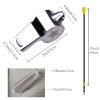 CREATCABIN Sports Whistles Stainless Stain Coach Whistle with Lanyard Loud Crisp Sound Whistles Laser-Engraved Whistle Outdoor Activities Referees Gift for Football Coach Teacher's Day 2x0.8 Inch view 2