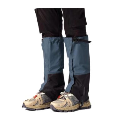 LYHXYLFT Hiking Gaiters,Anti-Snake Bite Gaiters,Outdoor Ankle Leg Gaiters,Hook Loop Design for Easy Off,for Hiking Trekking Climbing Hunting and Skiing(Blue)