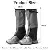 LYHXYLFT Hiking Gaiters,Anti-Snake Bite Gaiters,Outdoor Ankle Leg Gaiters,Hook Loop Design for Easy Off,for Hiking Trekking Climbing Hunting and Skiing(Blue) view 2