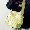 BZDVS Solarix Crossbody Bag, Solarix Star Bag, Solarix Bag with Mini Bag, Corduroy Star Tote Bag Y2k Messenger Bag for Women (Green) view 3