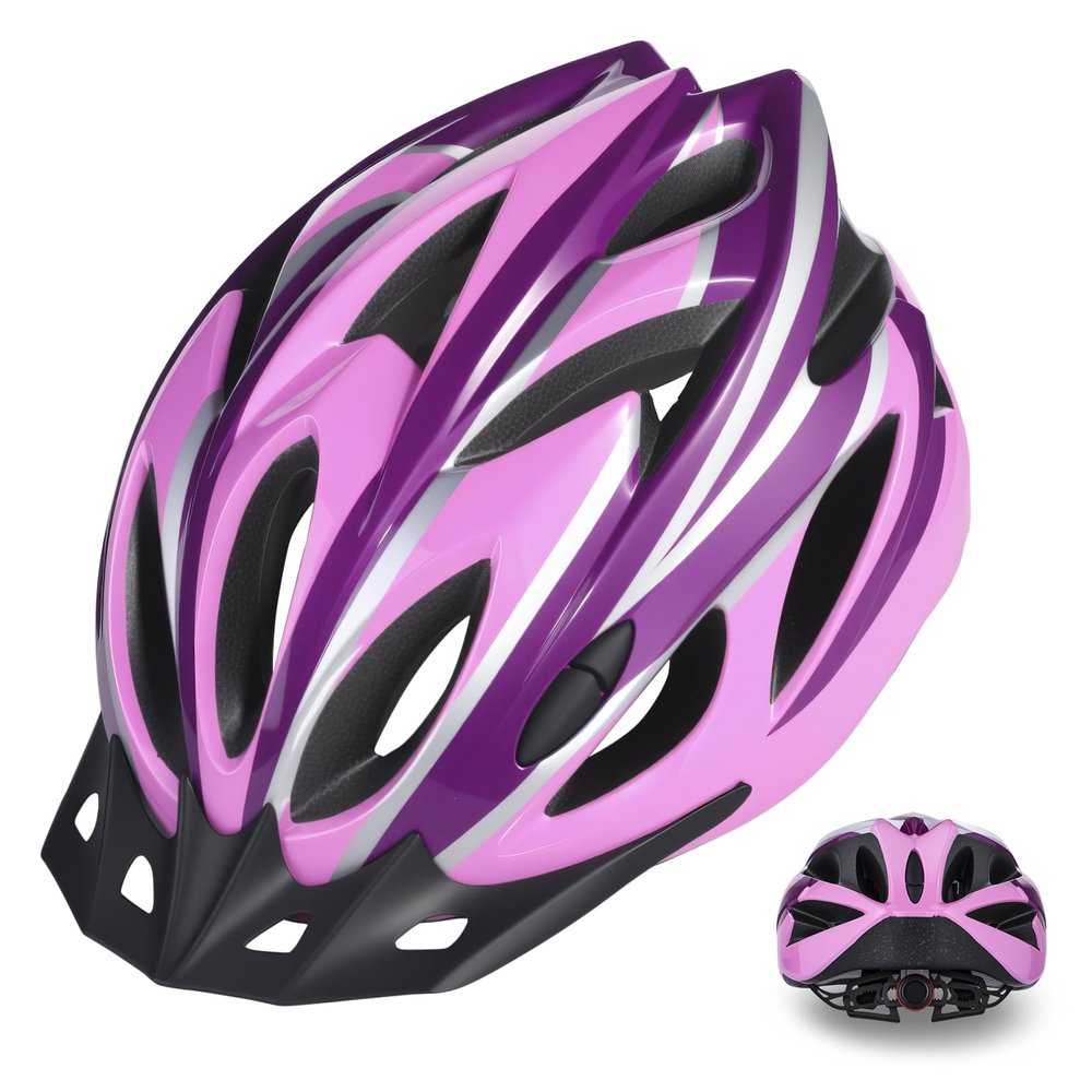 Zacro Adult Bike Helmet Lightweight - Bike Helmet for Men Women Comfort with Pads&Visor, Certified Bicycle Helmet for Adults Youth Mountain Road Biker