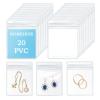 HOMEHIVE Travel Jewelry Bags, 20Pcs Clear Travel Jewelry Organizer, Portable Anti Tarnish Jewelry Storage Pouch Bag Gift for Women Girl, 20Pcs Clear Bags view 1