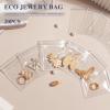 HOMEHIVE Travel Jewelry Bags, 20Pcs Clear Travel Jewelry Organizer, Portable Anti Tarnish Jewelry Storage Pouch Bag Gift for Women Girl, 20Pcs Clear Bags view 2