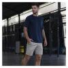 DGDXLMPNR Men'S Plain Round Neck Raglan Sleeve, Men'S Slim Short Sleeve, Sports Quick Dry Moisture Wicking Muscle Shirts(Black,XX-Large) view 2