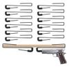 LOIUO 12 PCS Gun Rack Pistol Hangers for Gun Safe Shelf Gun Holder Cabinet Accessory, Handgun Hanger Pistol Organizer for Display and Storage view 1