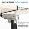 LOIUO 12 PCS Gun Rack Pistol Hangers for Gun Safe Shelf Gun Holder Cabinet Accessory, Handgun Hanger Pistol Organizer for Display and Storage view 3